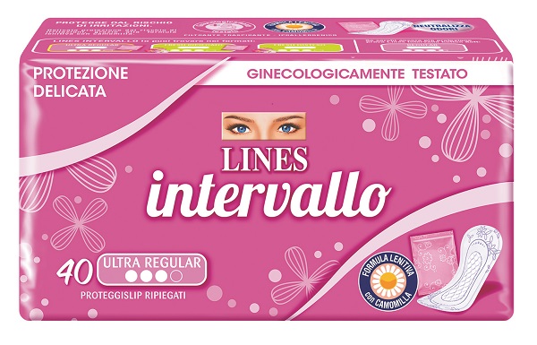 PROTEGGISLIP LINES INTERVALLO RIPIEGATO 40 PEZZI - Farma Nice