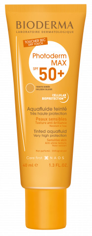 PHOTODERM MAX AQUAFLUIDE TINTED NP FLUIDO SOLARE SPF 50+ UVA 26 40 ML - Farma Nice