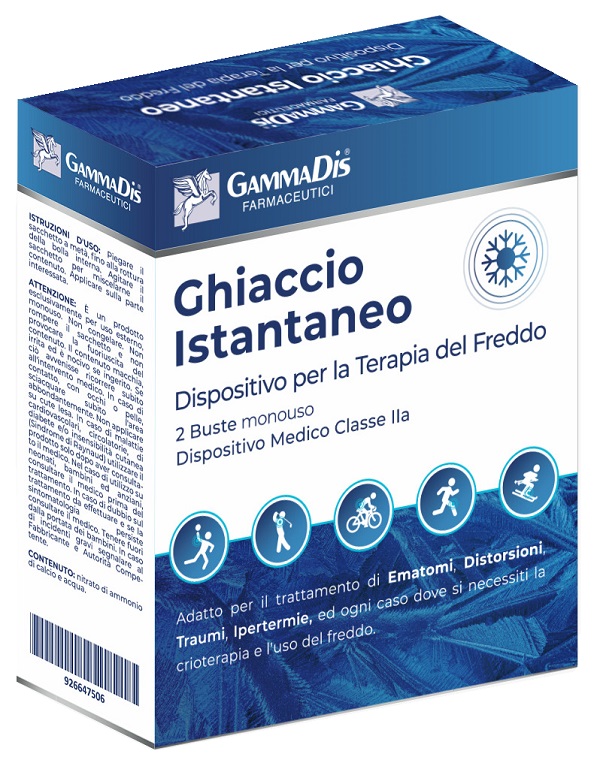 GHIACCIO ISTANTANEO TNT GAMMADIS 2 PEZZI - Farma Nice