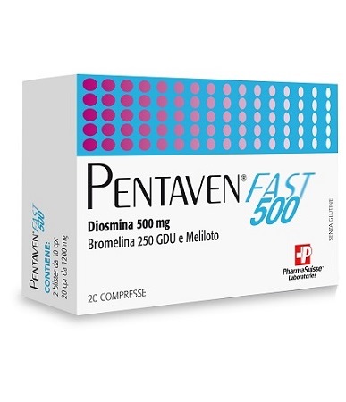 PENTAVEN FAST 500 20 COMPRESSE - Farma Nice