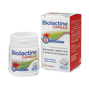 BIOLACTINE FERMENTI + VITAMINE 20 CAPSULE - Farma Nice