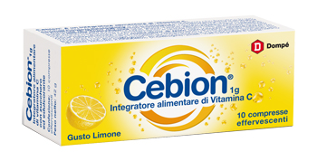CEBION EFFERVESCENTE VITAMINA C LIMONE 10 COMPRESSE - Farma Nice