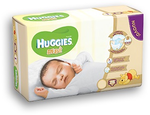 PANNOLINO HUGGIES EXTRA CARE BEBE' BASE 1 28 PEZZI - Farma Nice