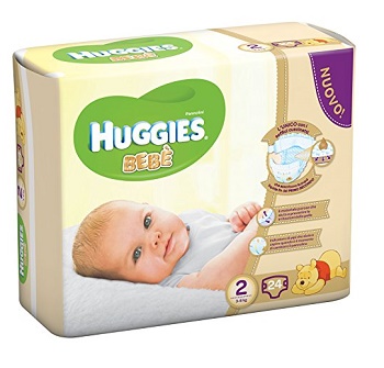 PANNOLINO HUGGIES EXTRA CARE BEBE' BASE 2 24 PEZZI - Farma Nice