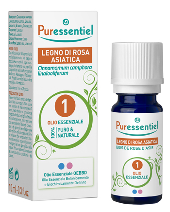 PURESSENTIEL OLIO ESSENZIALE LEGNO ROSA ASIATICA 10 ML - Farma Nice