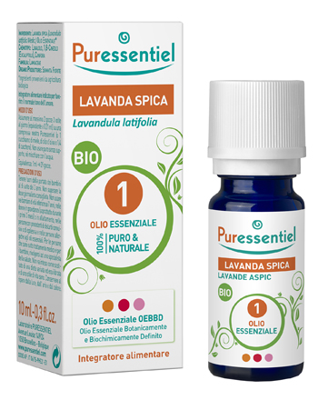 PURESSENTIEL LAVANDA SPICA OLIO ESSENZIALE BIO 10 ML - Farma Nice