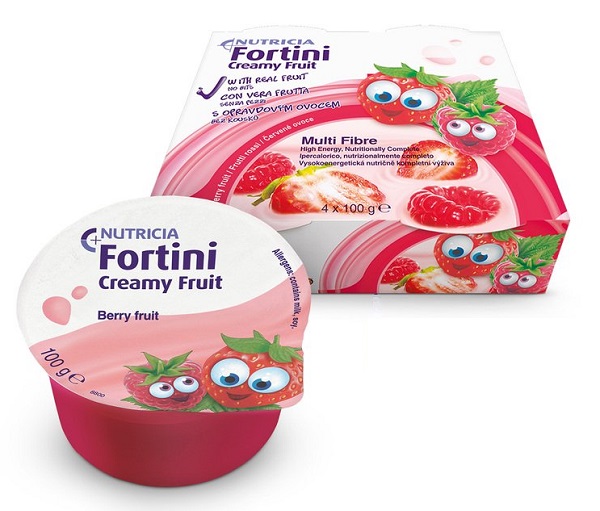 FORTINI CREAMY FRUIT MULTI FIBRE FRUTTI ROSSI 4X100 G - Farma Nice