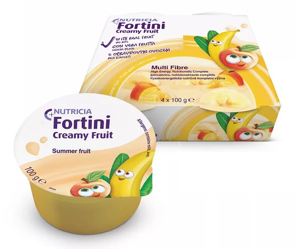 FORTINI CREAMY FRUIT MULTI FIBRE FRUTTI GIALLI 4X100 G - Farma Nice