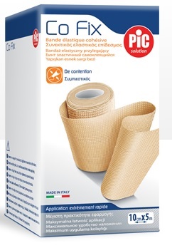 BENDA ELASTICA PIC CO FIX AUTOADESIVA 8X5CM MEDIUM - Farma Nice