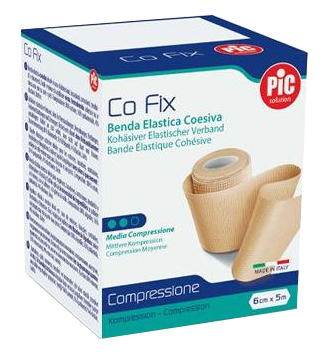 BENDA ELASTICA PIC CO FIX AUTOADESIVA 12X5CM MEDIUM - Farma Nice