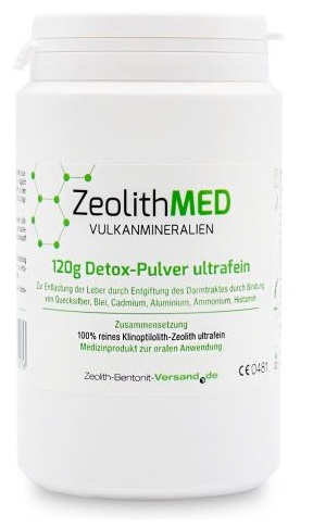 ZEOLITHMED MINERALI VULCANICI DETOX POLVERE ULTRAFINE 120 G - Farma Nice