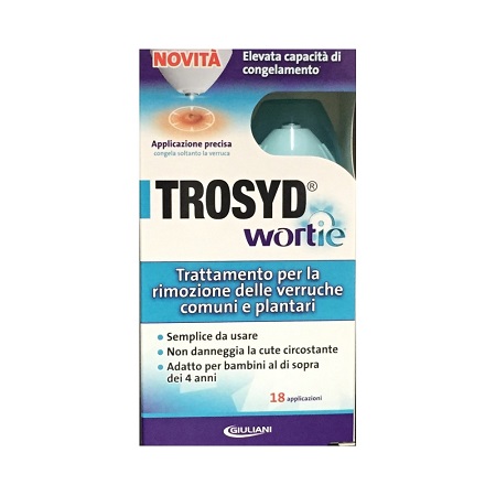 TROSYD WORTIE CRIOGENIZZANTE VERRUCHE COMUNI/PLANTARI 50 G - Farma Nice