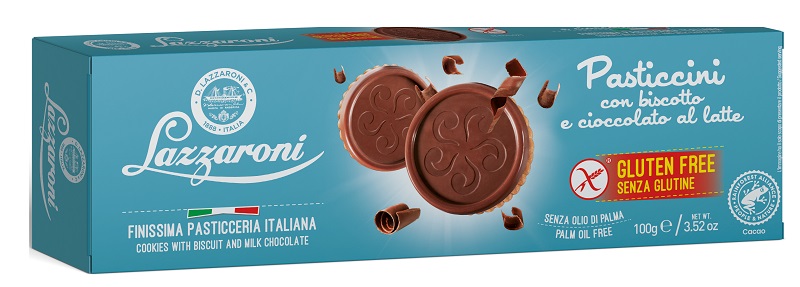 PASTICCINI BISCOTTO/CIOCCOLATO AL LATTE 100 G - Farma Nice