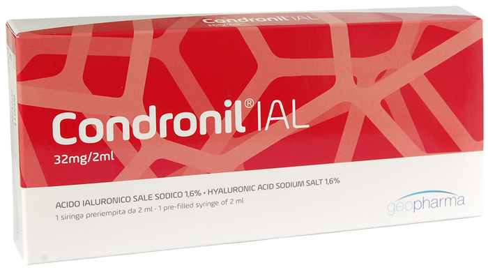 SIRINGA INTRA-ARTICOLARE CONDRONIL IAL ACIDO IALURONICO 1,6% 2 ML - Farma Nice
