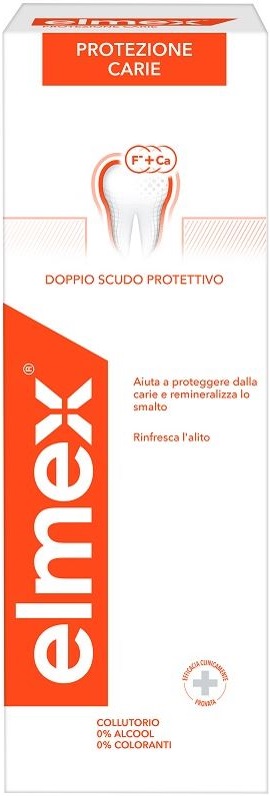 ELMEX PROTEZIONE CARIE COLLUTORIO FLUORURO AMMINICO 400 ML - Farma Nice