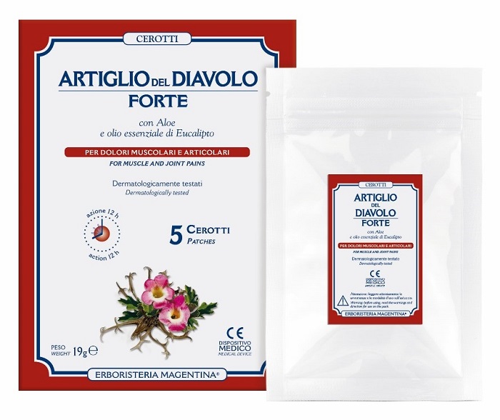 ARTIGLIO DEL DIAVOLO FORTE CEROTTO 5 PEZZI - Farma Nice