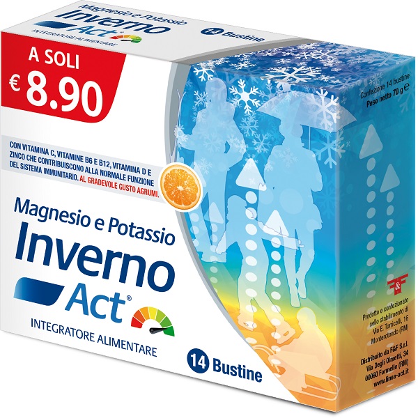 MAGNESIO POTASSIO ACT INVERNO 14 BUSTINE 5 G - Farma Nice