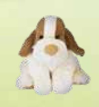 WARMIES PELUCHE CAGNOLINA BIANCA ESTRAIBILE - Farma Nice