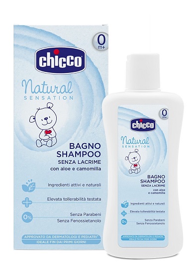 CHICCO BAGNO SHAMPOO NATURAL SENSATION 500 ML - Farma Nice