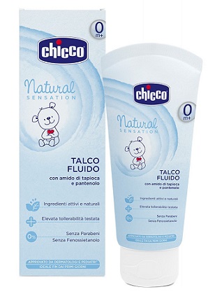 CHICCO TALCO FLUIDO NATURAL SENSATION 100 ML - Farma Nice