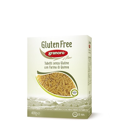 GLUTEN FREE GRANORO TUBETTI 400 G - Farma Nice