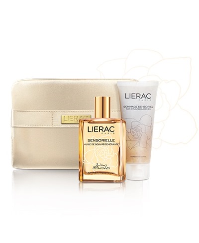 LIERAC COFANETTO HUILE SENSORIELLE AI 3 FIORI BIANCHI - Farma Nice