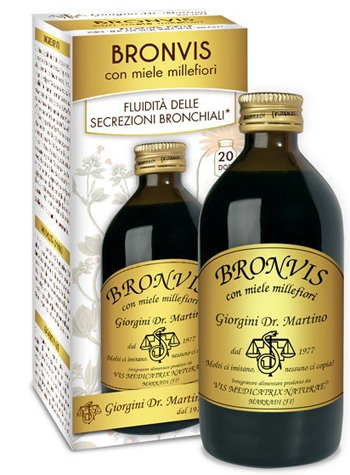 BRONVIS CON MIELE MILLEFIORI 200 ML - Farma Nice