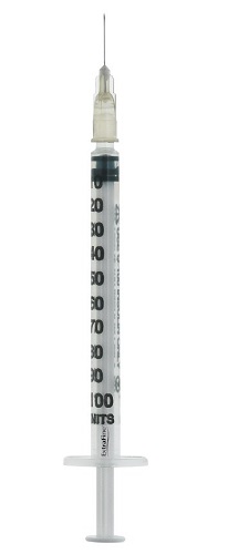 SIRINGA PER INSULINA EXTRAFINE 1ML 100 UI AGO REMOVIBILE 27 GAUGE 0,40X12 MM 1 PEZZO - Farma Nice