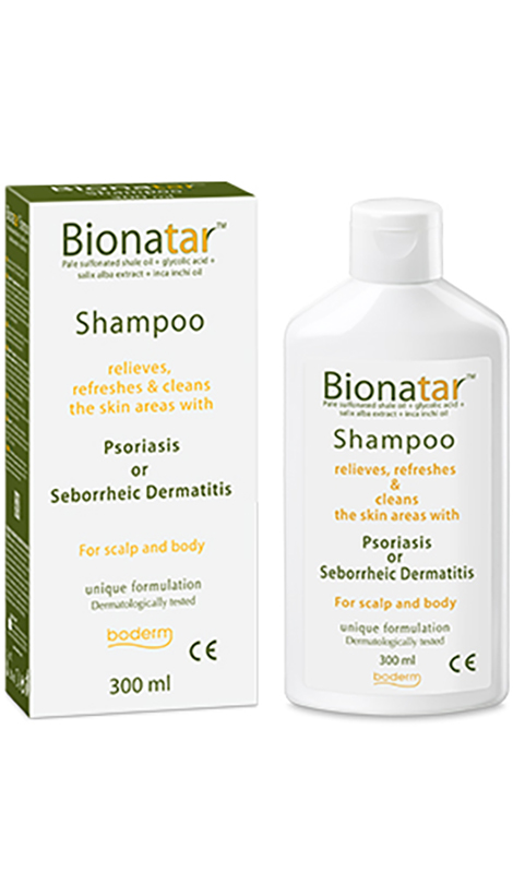 BIONATAR SHAMPOO INDICATO IN PRESENZA DI SINTOMI DI PSORIASI O DERMATITE SEBORROICA 300 ML CE - Farma Nice