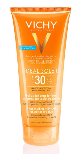 IDEAL SOLEIL GEL WET CORPO SPF30 200 ML - Farma Nice