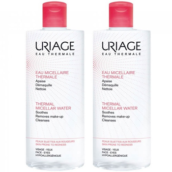 URIAGE EAU MICELLARE PER PELLI ARROSSATE 1+1 - Farma Nice