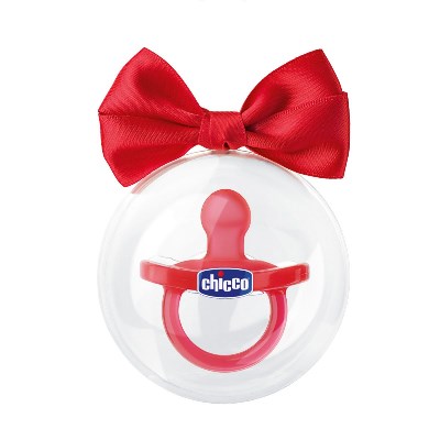 CHICCO GOMMOTTO ROSSO IN SILICONE 0-6 MESI - Farma Nice