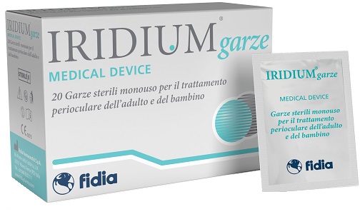 IRIDIUM GARZA OCULARE MEDICATA IN TESSUTO NON TESSUTO 20 PEZZI - Farma Nice