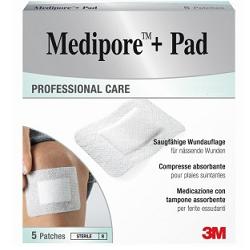 MEDICAZIONE MEDIPORE+PAD 10X15CM 5PEZZI - Farma Nice