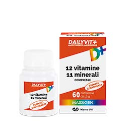 MASSIGEN DAILYVIT 12 VITAMINE 11 MINERALI 60 COMPRESSE RIVESTITE - Farma Nice