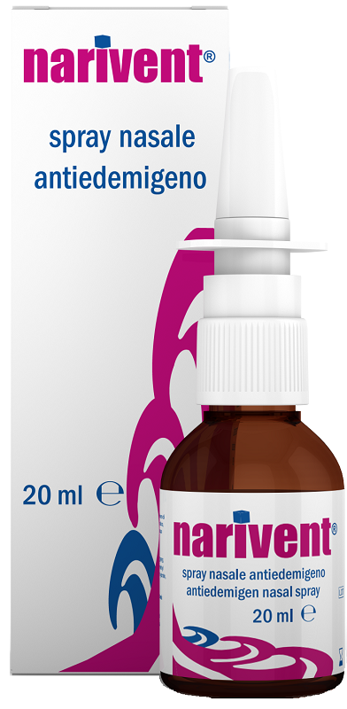 SPRAY NASALE ANTIEDEMIGENO NARIVENT FLACONE 20 ML - Farma Nice