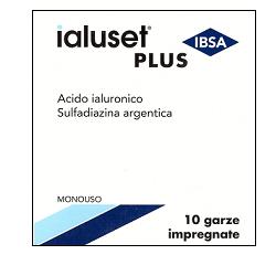 GARZA IMPREGNATA IALUSET FERITE E USTIONI NON INFETTE 10X10 CM 10 PEZZI - Farma Nice