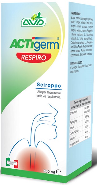 ACTIGERM RESPIRO SCIROPPO 250 ML - Farma Nice