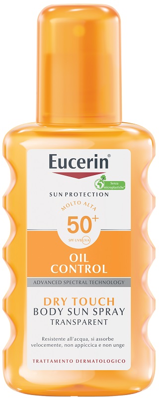 EUCERIN SUN SPRAY TRANSPARENT SPF50 200 ML - Farma Nice