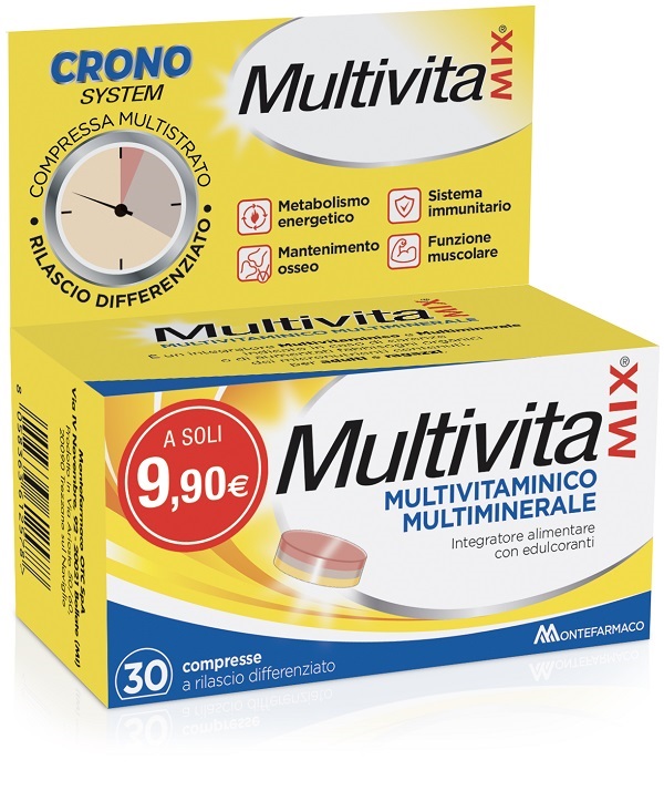 MULTIVITAMIX CRONO 30 COMPRESSE - Farma Nice