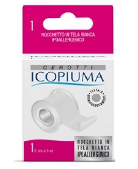 CEROTTO IN ROCCHETTO ICOPIUMA BIANCO CM 5 X 500 CM - Farma Nice