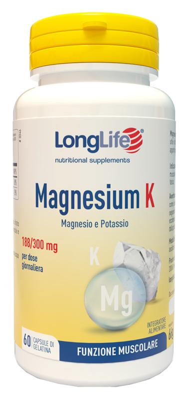 LONGLIFE MAGNESIUM K 60 CAPSULE - Farma Nice