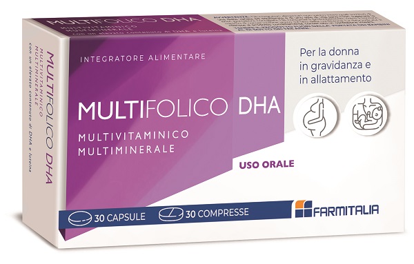 MULTIFOLICO DHA 30 CAPSULE + 30 COMPRESSE - Farma Nice