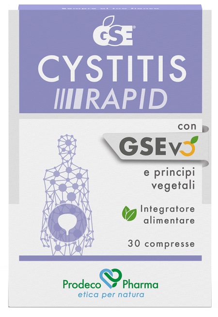 GSE CYSTITIS RAPID 30 COMPRESSE - Farma Nice