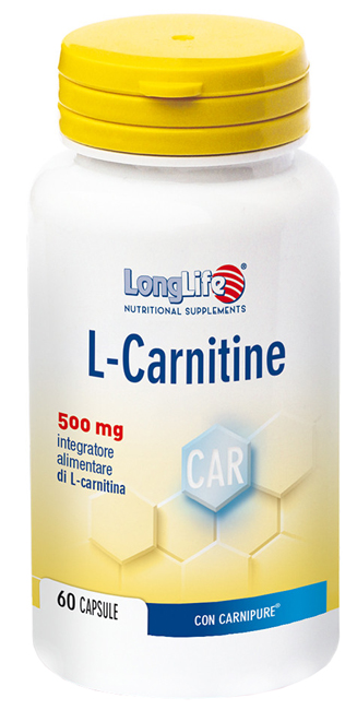 LONGLIFE L-CARNITINE 60 CAPSULE DI GELATINA DA 960 MG - Farma Nice