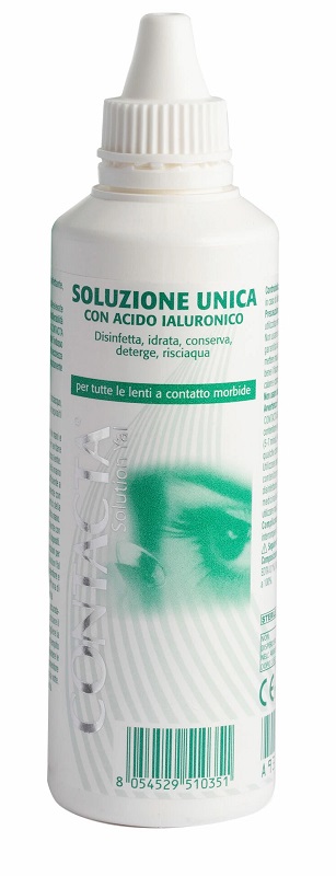 SOLUZIONE OCULARE CON ACIDO IALURONICO CONTACTA 100ML MARCHIO CE - Farma Nice