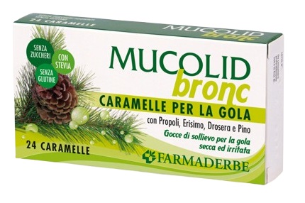 MUCOLID BRONC PROPOLI&PINO 24 CARAMELLE - Farma Nice