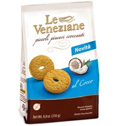 LE VENEZIANE BISCOTTI COCCO 250 G - Farma Nice