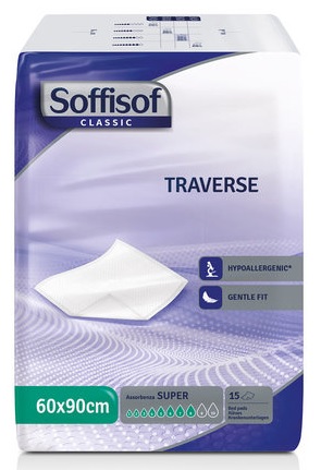 TRAVERSA PER INCONTINENZA SOFFISOF CLASSIC 60X90 15 PEZZI - Farma Nice