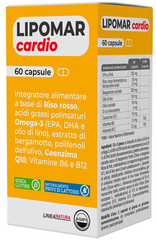 LIPOMAR CARDIO 60 CAPSULE - Farma Nice